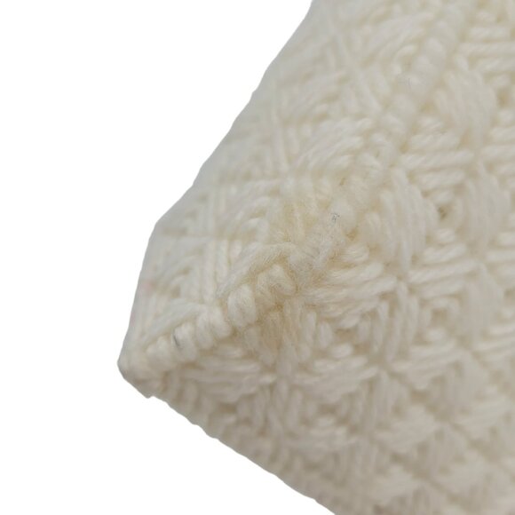 Handmade 3 D Kitty Cat Needlepoint Kitty With Hearts, Flowers On Plastic Canvas - Picture 10 of 11